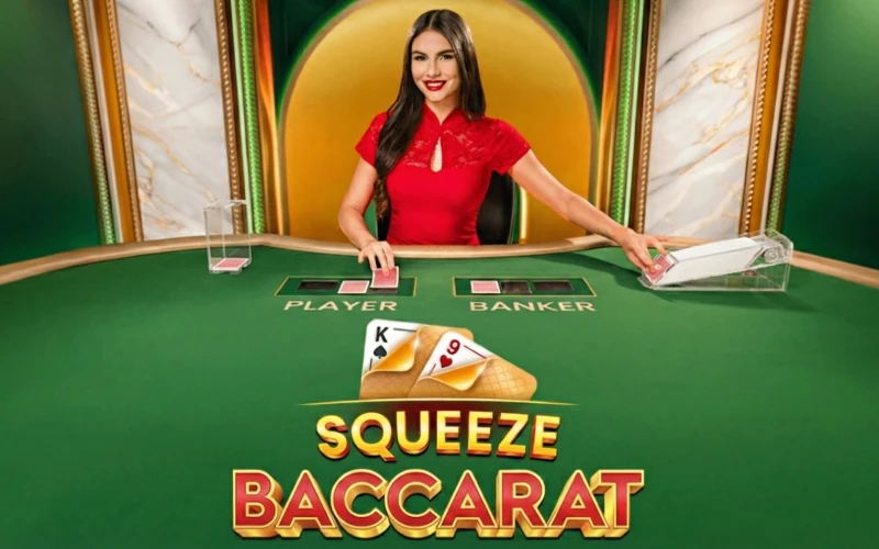 Wypróbuj klasyczną grę Squeeze Baccarat na platformie 888Starz.
