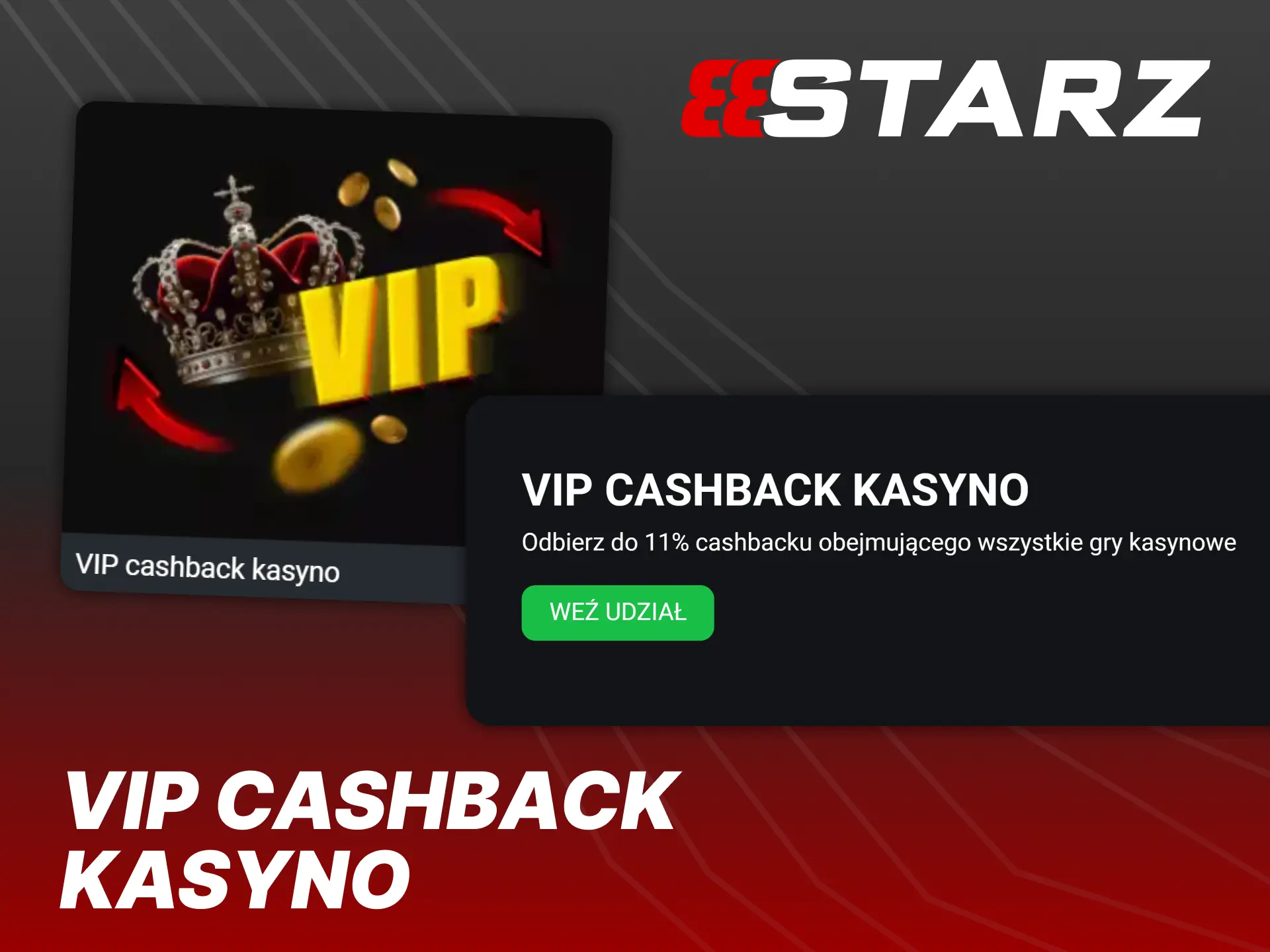 Dołącz do programu lojalnościowego VIP Cashback w kasynie 888Starz.