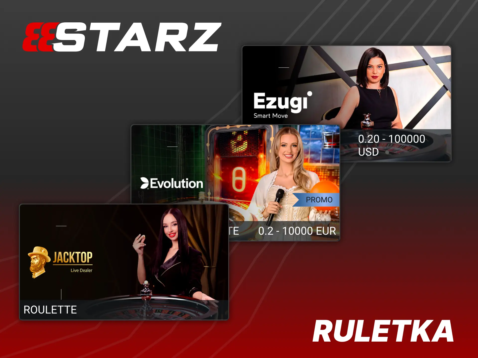 Uzyskaj natychmiastowe wyniki w grach w ruletkę w 888Starz.