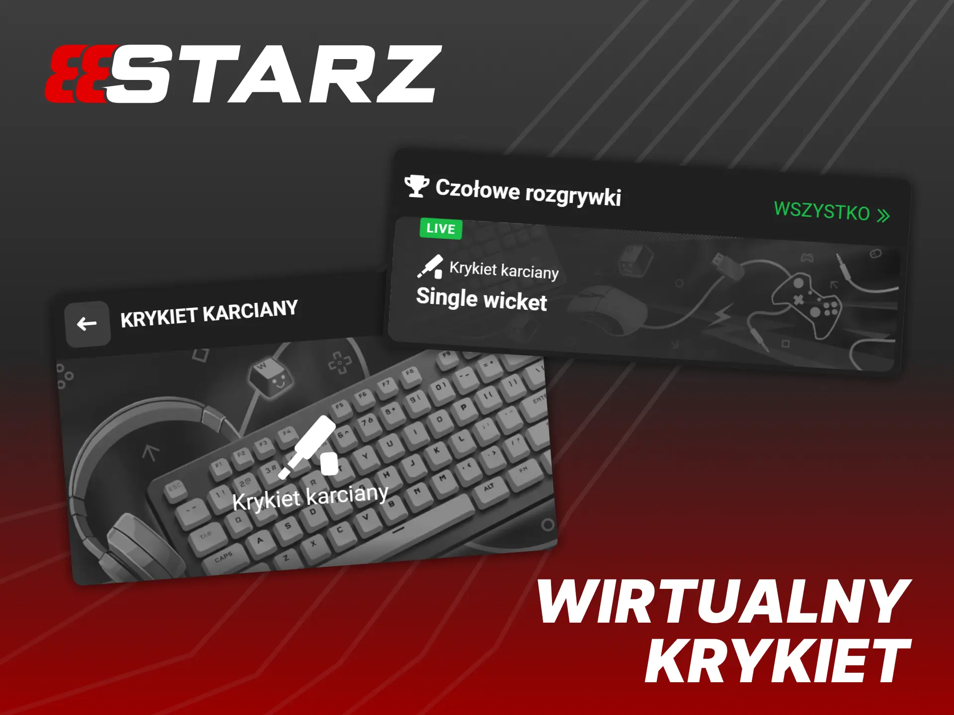 Wypróbuj zakłady na krykieta wirtualnego w witrynie 888Starz.