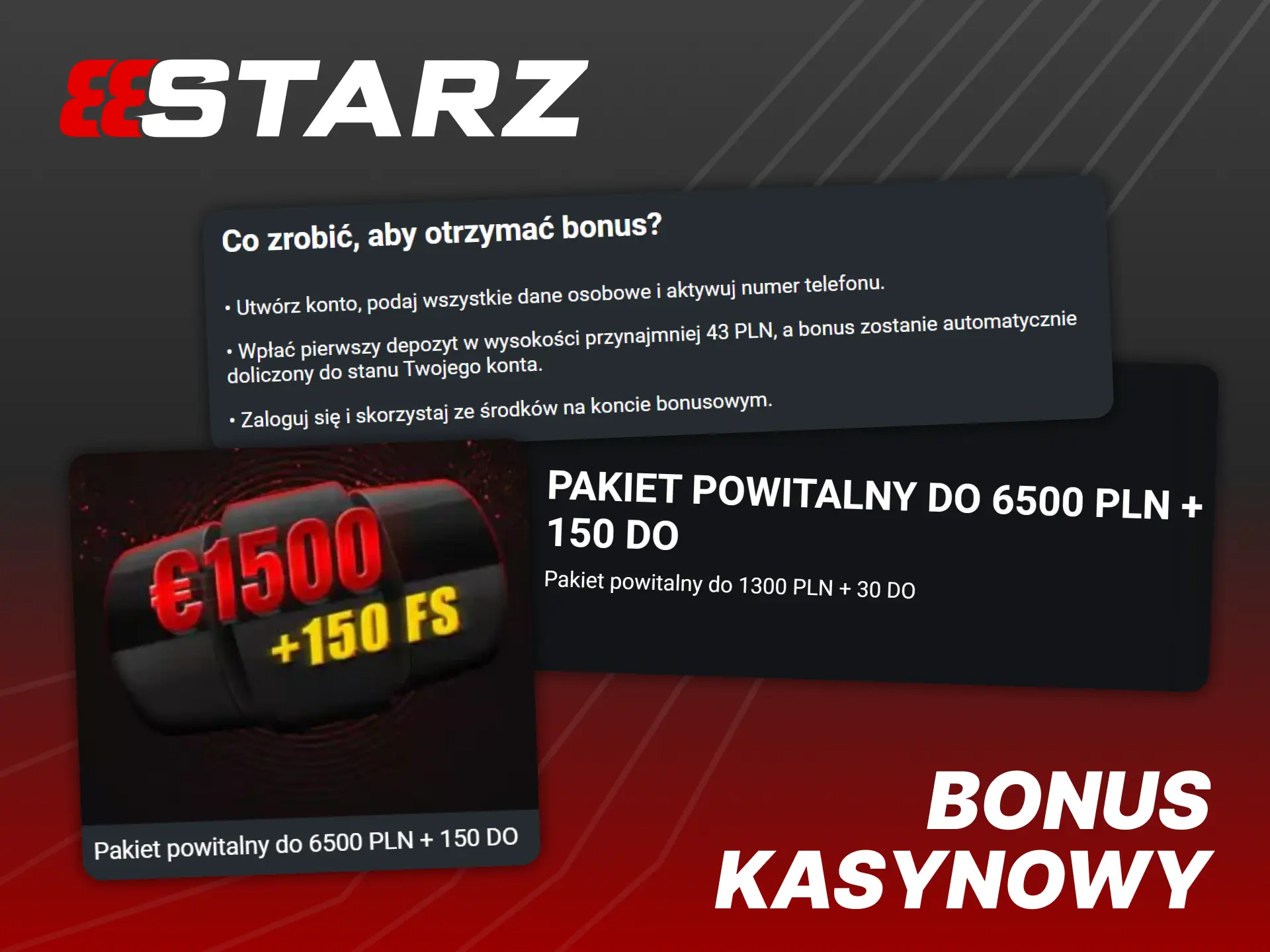 Odbierz bonus kasynowy 888Starz, aby powiększyć swoje pierwsze cztery depozyty.