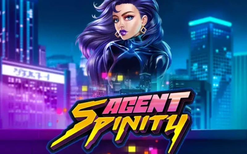 Wciel się w rolę tajnej agentki i walcz o wielkie wygrane w neonowym slocie Agent Spinty w 888Starz.