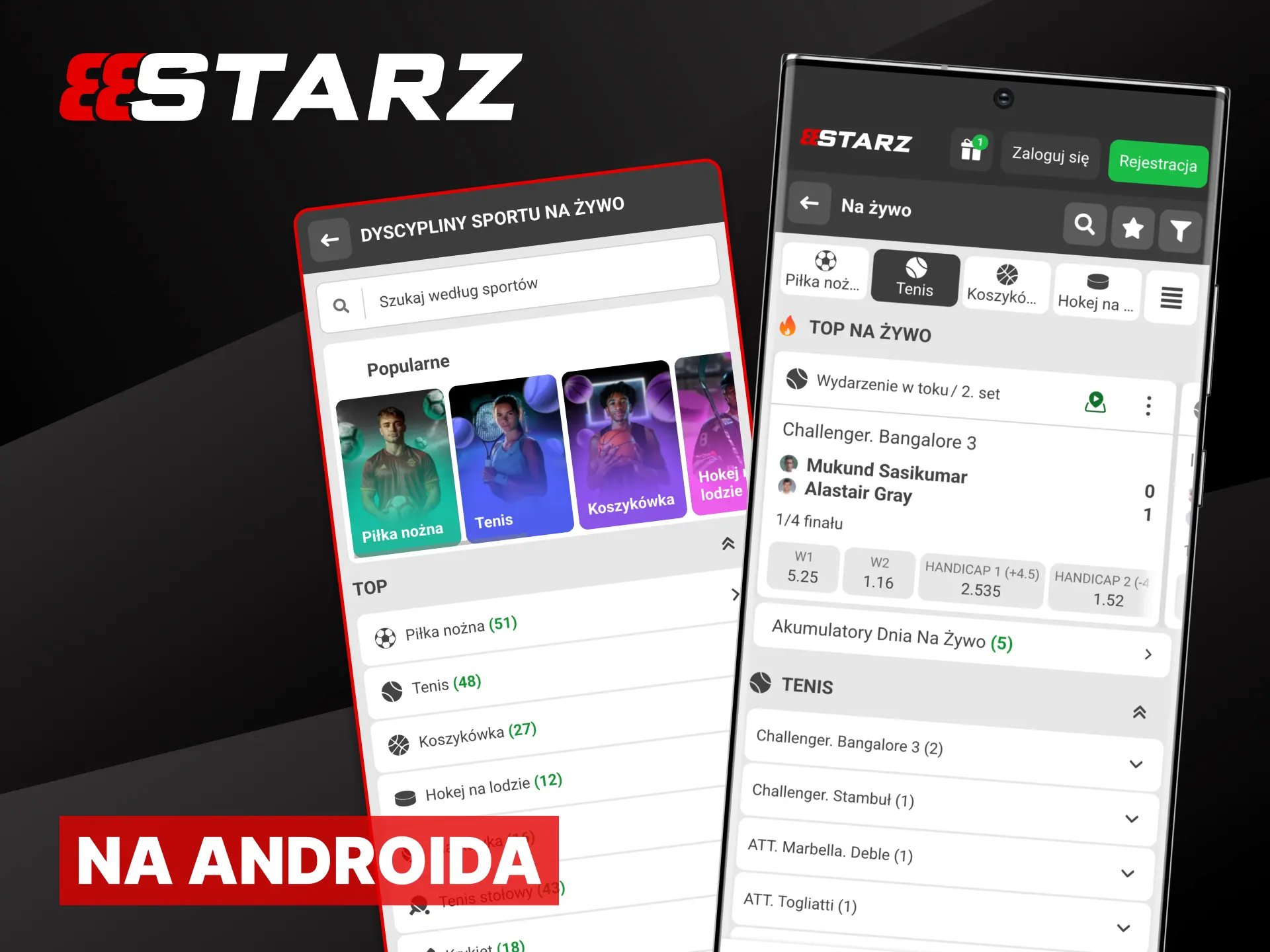 Pobierz bezpłatnie aplikację 888Starz na urządzenie z systemem Android.