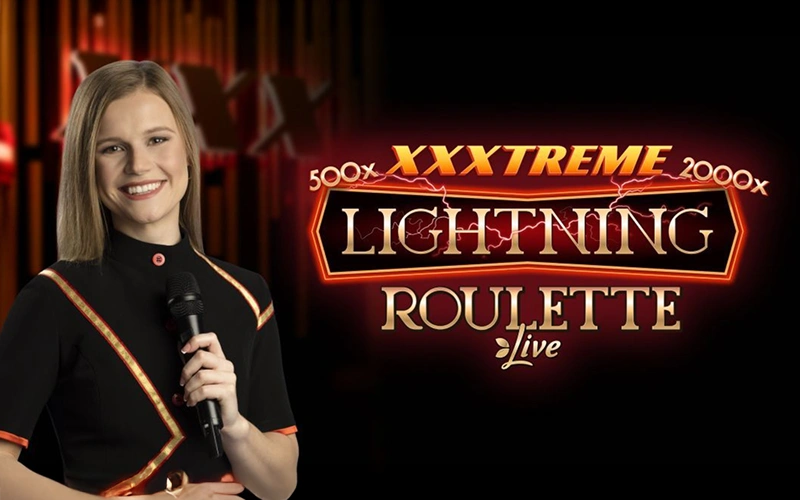 888Starz oferuje XXXtreme Lightning Roulette w kasynie na żywo.